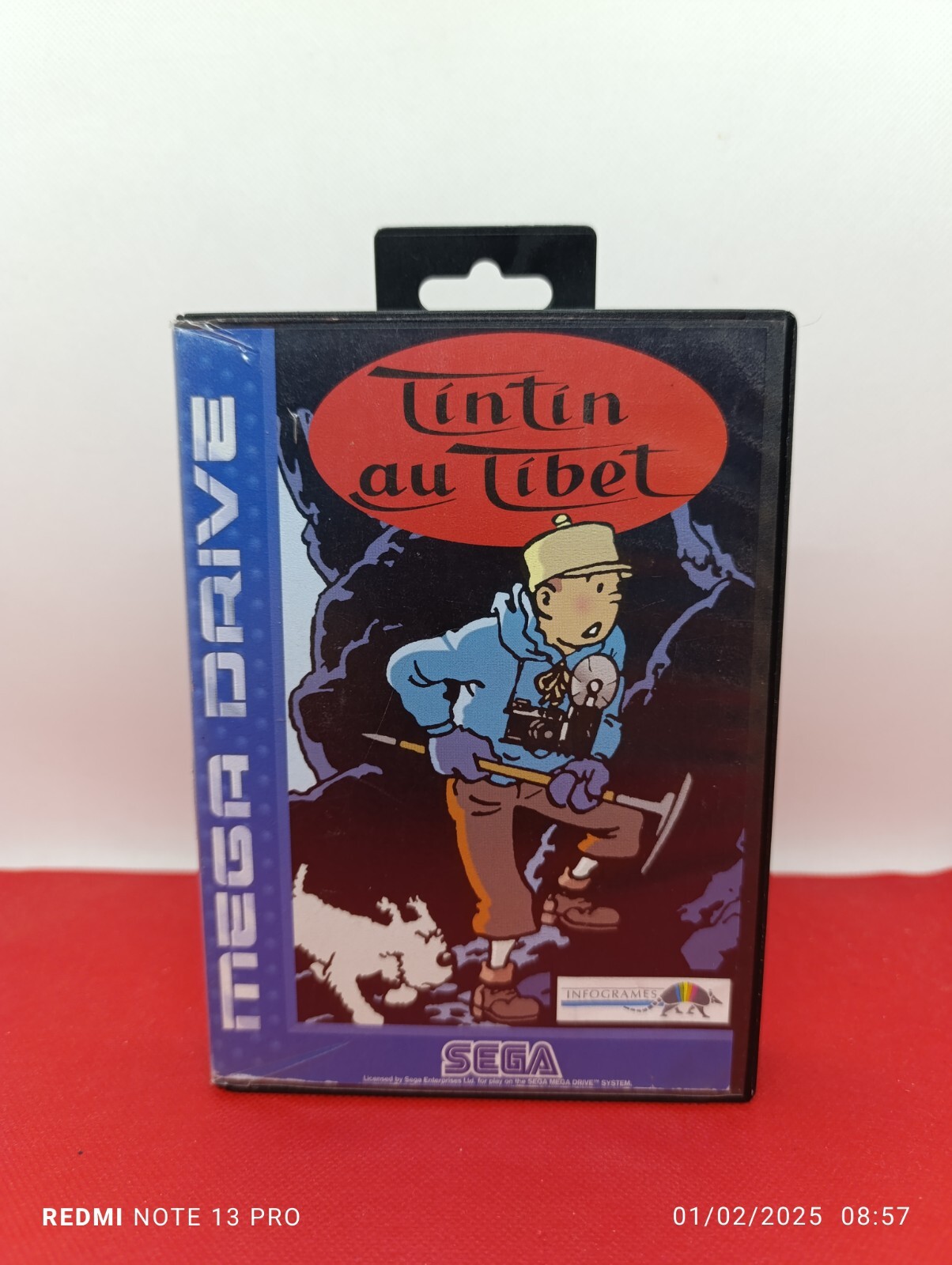 Tintin au Tibet Complet sur SEGA Megadrive
