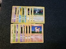 Pok�mon Base Set Unlimited Shadowless Lot Of 16 HP-MP Cards - See Photos OC2662