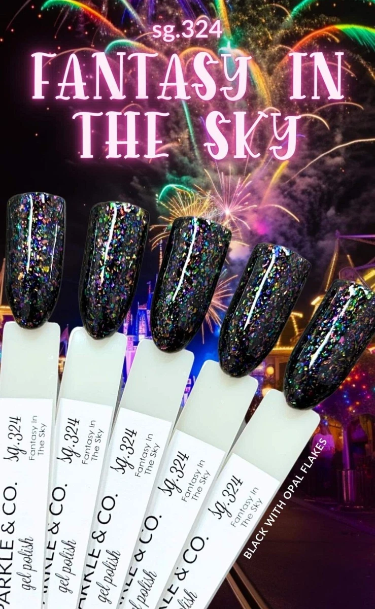 Sparkle Co FANTASY IN THE SKY Gel Polish 8ml Swatch eBay