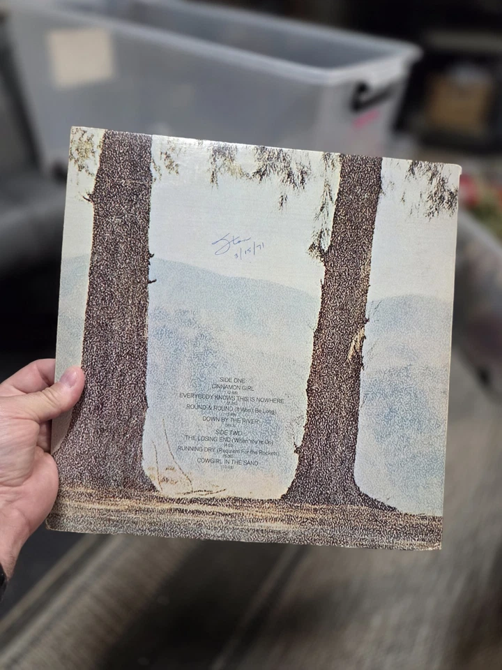 Neil Young Everybody Knows This Is Nowhere LP Vinyl Record 1969 RS6349 - Image 2 of 4