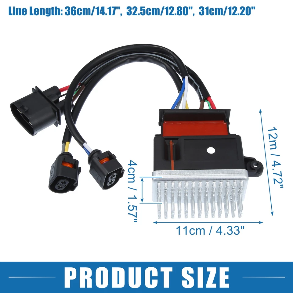 Radiator Fan Control Unit Single No.8K0959501H Custom for Audi A5 2008-2017 - image 4 of 4