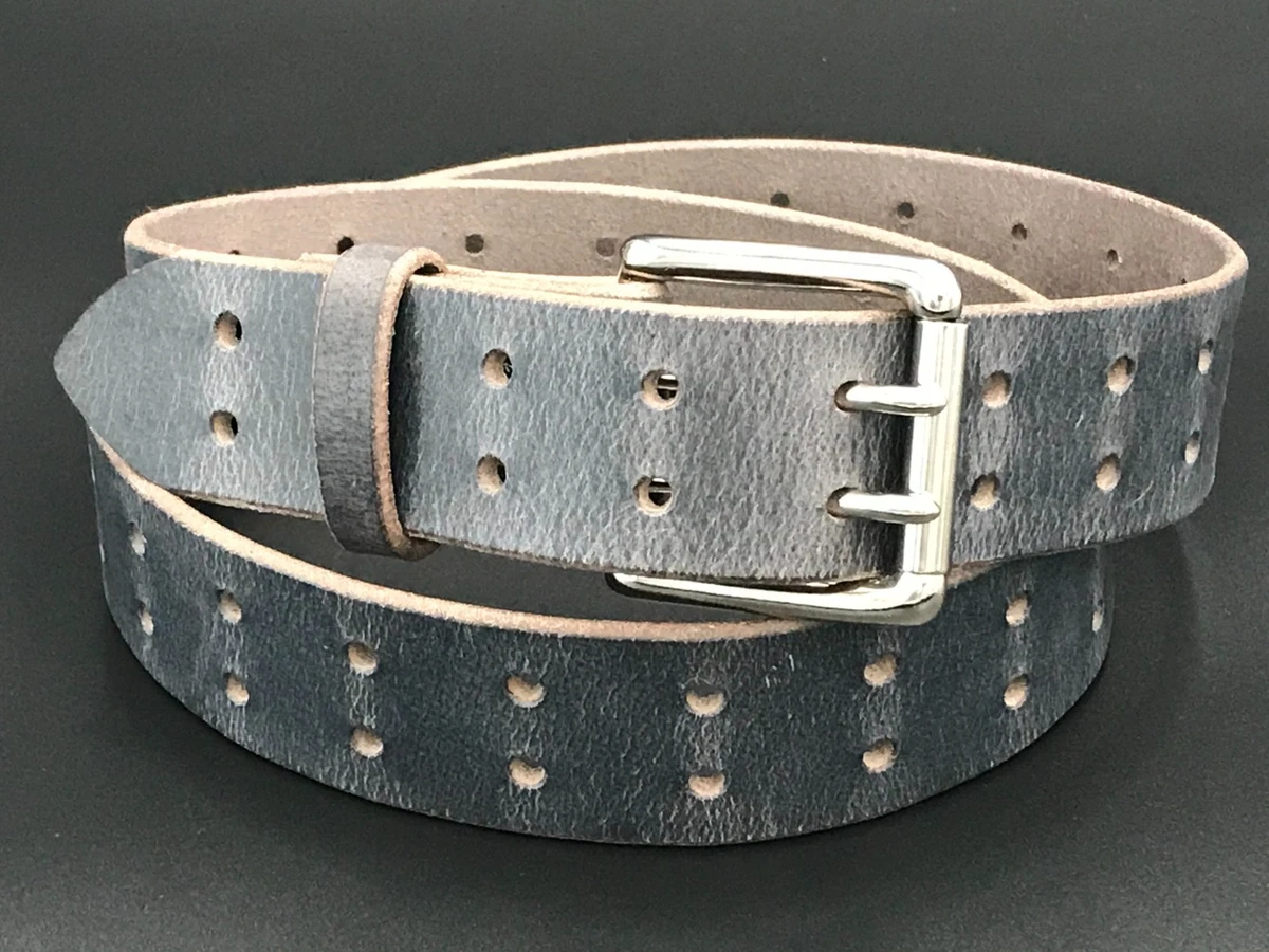 Leather Gray with Vintage Belts for Men for sale | eBay