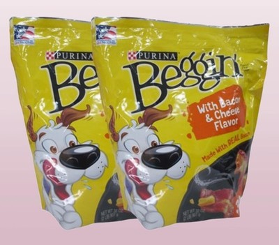 PURINA BEGGIN' STRIPS DOG TREATS WITH BACON & CHEESE FLAVOR 32 OZ 2PC