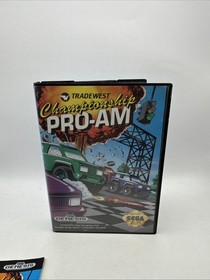 Championship Pro-Am (Sega Genesis, 1992) Authentic CIB W/Manual Tested Working