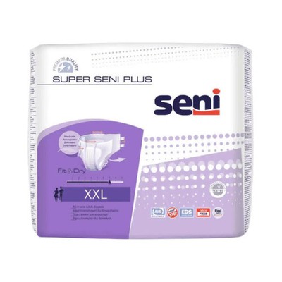 Super Seni Plus Inkontinenzhosen, Größe XS-XL - 30 Stück - XXL / 10 Stück |