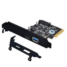 PCI-E 4X to USB 3.0 Adapter,PCI Express Type C Gen 2 Expansion Card U3.0 U3.1