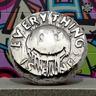 BHB Black Hand Bullion 'Everything Is Fine' #04 1 oz .999 Antiqued Silver Round