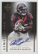 2014 Panini Limited Limited INK /50 Keshawn Martin #LI-KM Auto