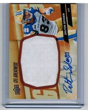 2024 Upper Deck CFL Greatness Jumbo Patch Autograph Dalton Schoen Auto RARE