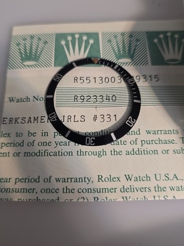 Rolex Submariner 5513 S/S 1988 "R" Serial 40MM Dive Watch. Stunning. B/P  - Afbeelding 15 van 15