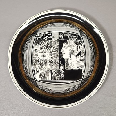 Sunshine Art Plate, Hungarian Artist Endre Szasz/Hollohaza