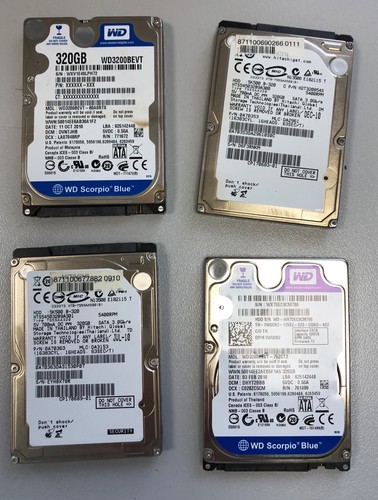 HDD 320GB 5400 RPM SATA 2,5" Preis pro 1 Stück