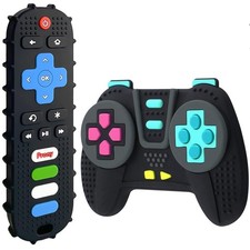 PRONY Silikon Fernbedienung und Game Controller Beißspielzeug für Baby