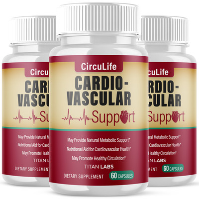 (3 Pack) Circulife Advanced Blood Support Vitamin Formula Circu Life 180 Capsule