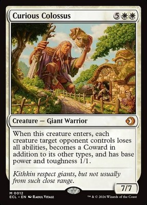 Curious Colossus (ECL) - MTG - Creature - Top