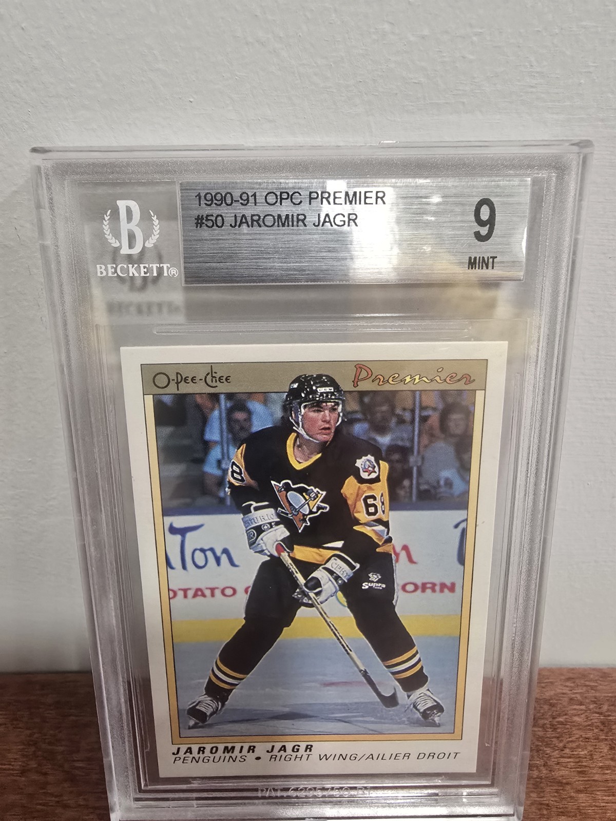 1990-91 O-Pee-Chee Premier - Jaromir Jagr #50 (RC)