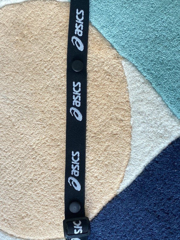 ASICS Race Belt Running Jogging , Black, Adult Unisex. Preowned