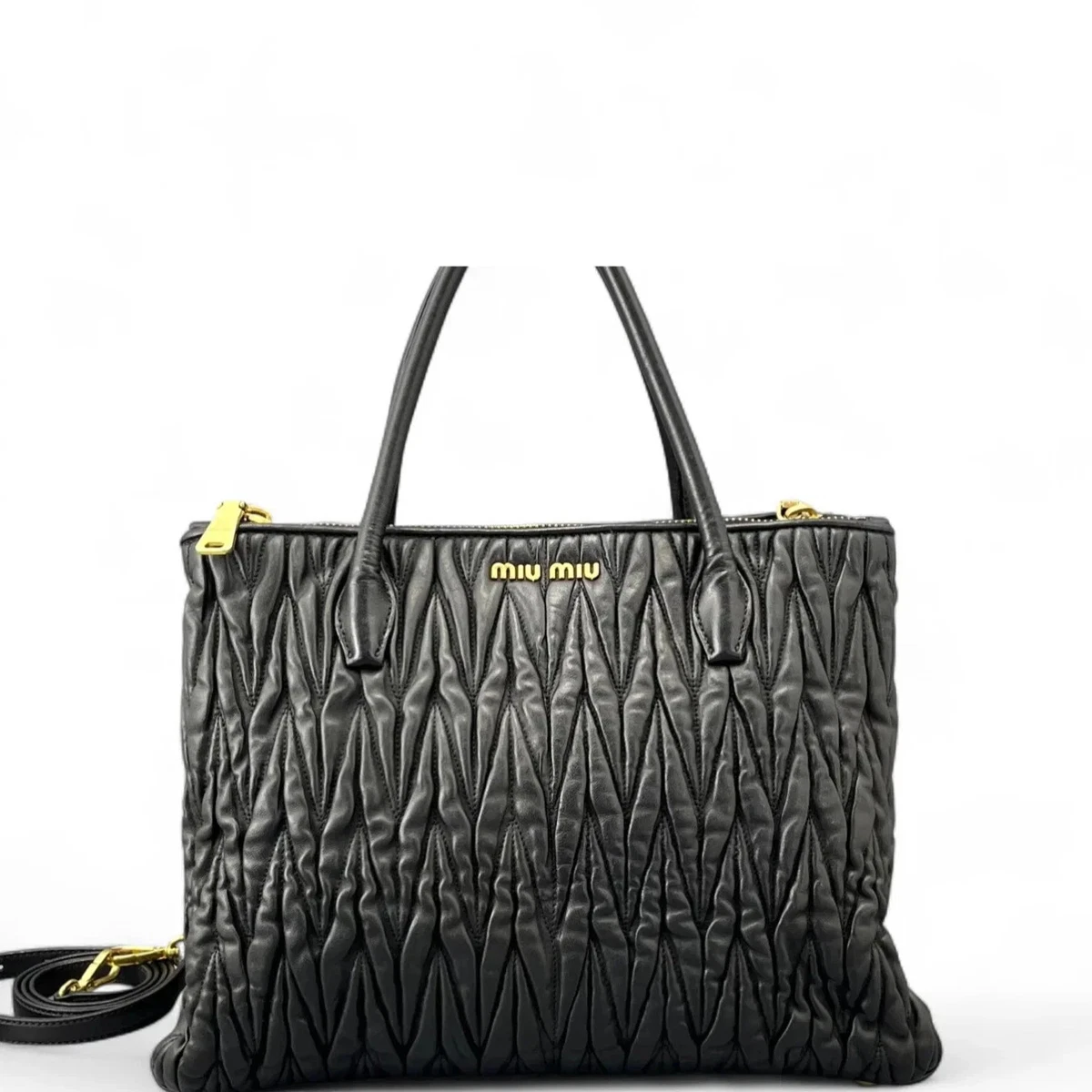Black Miu Miu Tote Bags & Handbags for Women for sale | eBay