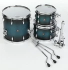 Gretsch Drums Renown RN2-E604 Toms 3-piece Shell Pack - Satin Antique Blue Burst