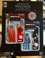 Hasbro Star Wars Black Series Carbonized 40th ROTJ Royal Guard & TIE Pilot
