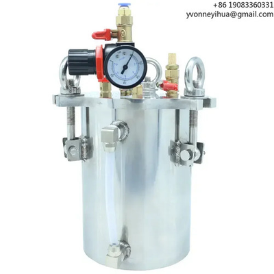 #ad Pressure Barrel 304 Stainless Steel Glue Pressure Tank With Liquid Level Display $177.63
