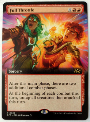 Full Throttle (Extended Art) - Aetherdrift (DFT) - EN - R 0386