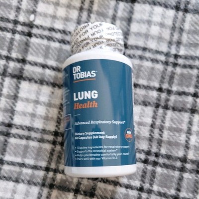 Dr. Tobias Lung Health Respiratory Support Vitamin D3 60 Caps Non-GMO