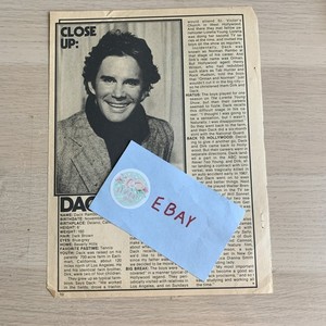 Dack Rambo - Vintage Clippings (Dallas) #2