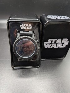NIB Star Wars Darth Vader Watch Accutime DAR1008 Silicone Strap Needs Battery