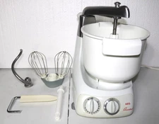 AEG Assistant N24 Electric Stand Mixer Sweden W/ Attachments 450 watts (Clean)