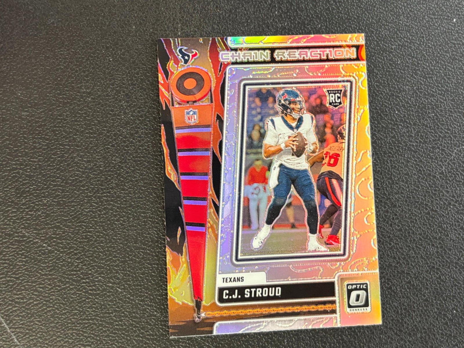 C.J. Stroud 2023 Optic Chain Reaction HOLO Prizm Rookie RC Texans E40