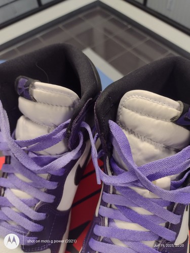 Nike Air Jordan Retro 1 High OG Court Purple 2.0 555088-500 Größe 10,5 TOP - Bild 11 von 24