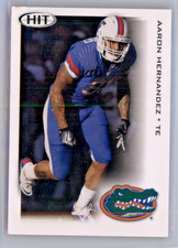 2010 SAGE Hit Aaron Hernandez Rookie #22 FLORIDA GATORS