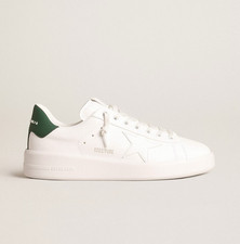 Golden Goose Women's Pure Star Sneaker White Green IT 37 US 7 NWT 545