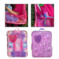 18inch Doll Carrier Case Doll Toy Organizer, Portable Carrying Bag for Boys Kids