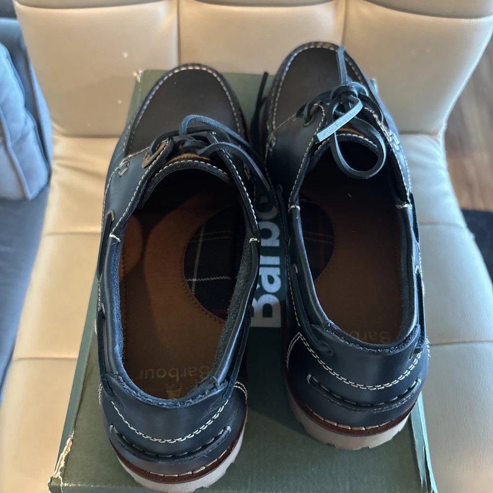 Man's Boat Shoes Barbour Barbour Deck Boat Shoes 8087684109 size 12 US/11UK - Image 4 of 4