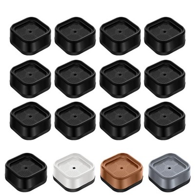 12 Pack Furniture Risers Adjustable Bed Risers Heavy Duty Lifts Height 1'', Sq...