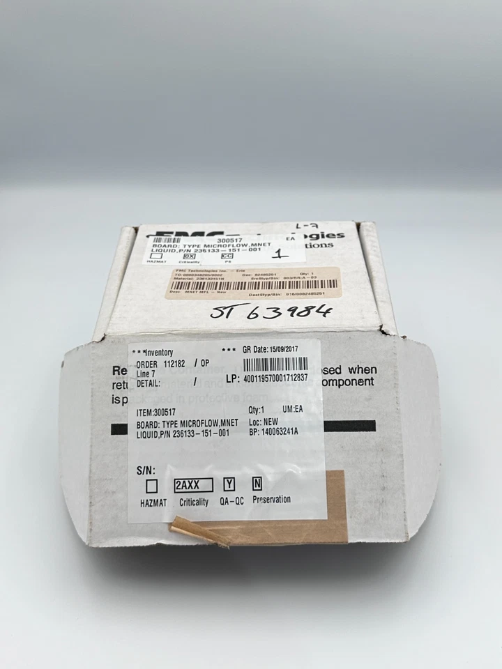 FMC TECHNOLOGIES MICROFLOW MNET LIQUID P/N : 236133-151-001 - Image 2 of 4