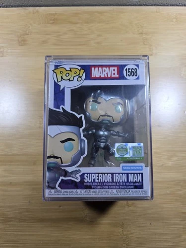 Funko POP! #1568 Marvel Superior Iron Man Limited Edition LE 5000 + Protector