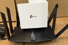 TP-LINK Archer AX6600 Tri-Band Wi-Fi 6 Router - Black - Tested