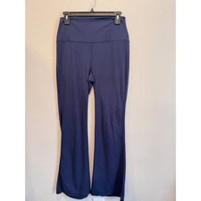 90 Degree by Reflex Women's Bootcut Yoga Pants Navy Blue High Waist Large