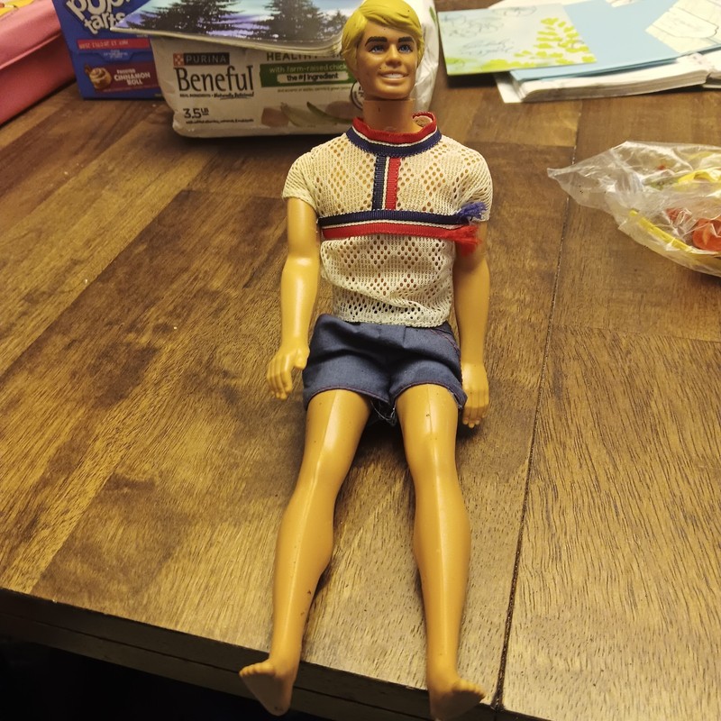 1968 Made In Hong Kong Vintage Ken Doll #1088-0500 MATTEL