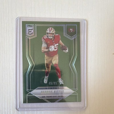 2025 Panini Donruss Elite Status George Kittle #16 /85 49ers NFL Football Card