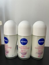 NIVEA EXTRA BRIGHTENING ROLL ON 50ml -3 Pcs /pair