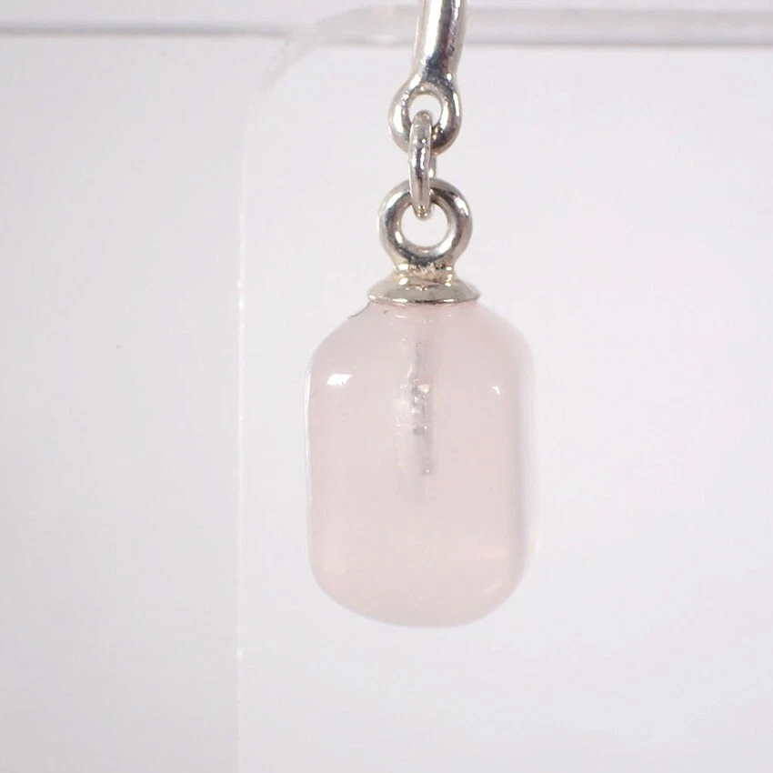 [Used] TIFFANY/Tiffany SV925 Rose Quartz Earrings/g503-49 - Image 4 of 4