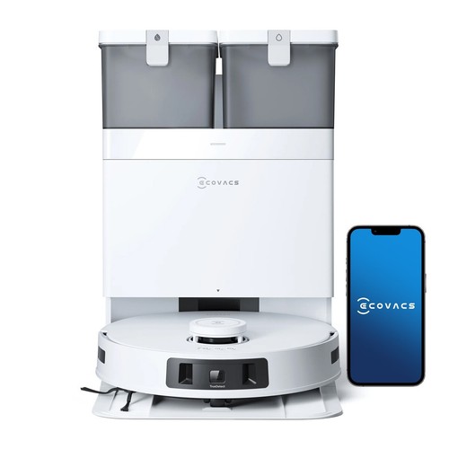 ECOVACS DEEBOT T30C PRO OMNI Saugroboter mit Wischfunktion 12800PA Weiß NEU - Bild 1 von 15