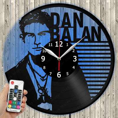 LED Clock Dan Balan LED Light Vinyl Record Wall Clock LED Wall Clock 4358