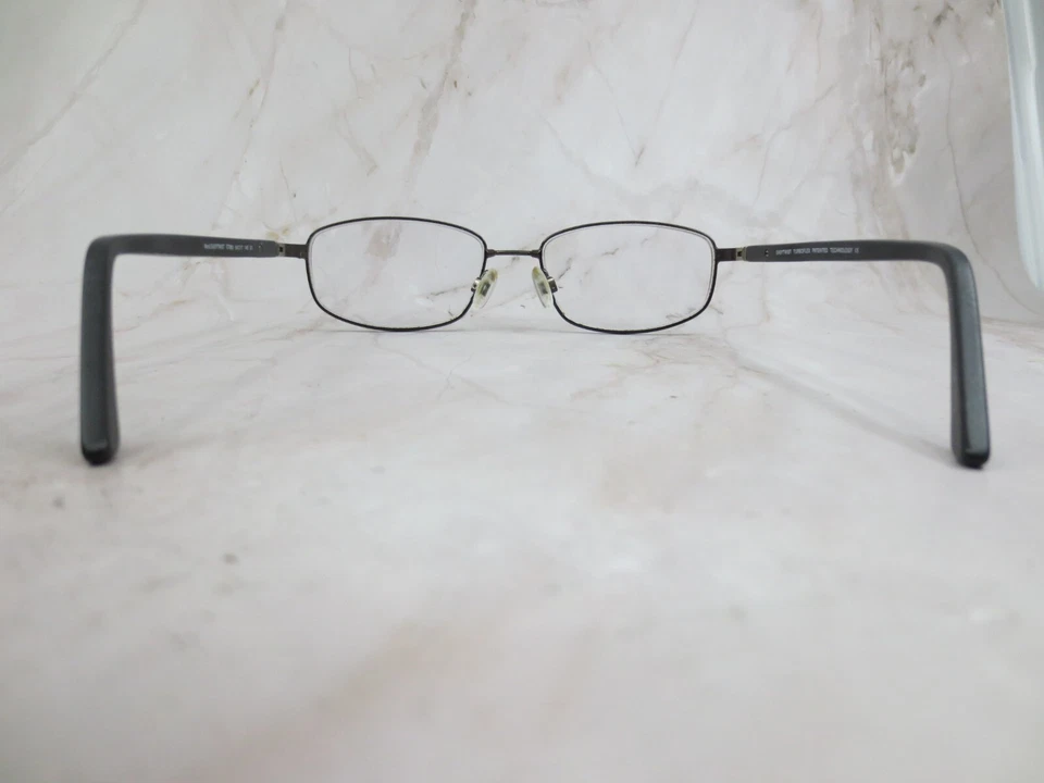 Easytwist Turboflex Eyeglasses Frame ET865 Men's Brown Metal Full Rim 54-17-140 - Image 4 of 4