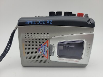 Sony TCM-200 & 20DV Handheld Cassette Player & Sony WM-FX101
