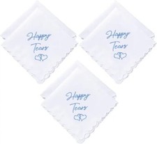 Mother Of The Bride Gifts Something Blue For Bride On Wedding Day Handkerchie...